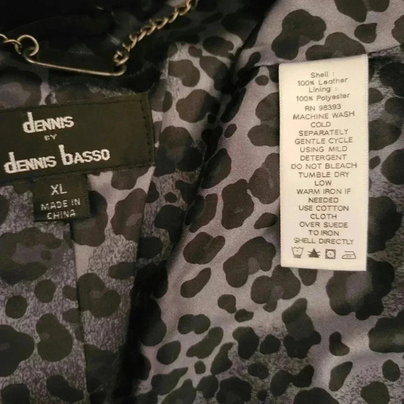 Dennis Basso Suede Leather Jacket XL - Picture 5 of 5